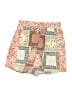 GiGio 100% Polyester Print Orange Shorts Size S - photo 1