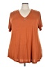 Unbranded Orange Short Sleeve Top Size 4X - photo 1