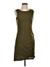 BTFBM Solid Green Casual Dress Size S (estimated) - photo 1