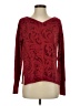 Athleta Paisley Red Burgundy Pullover Sweater Size XXS - photo 1