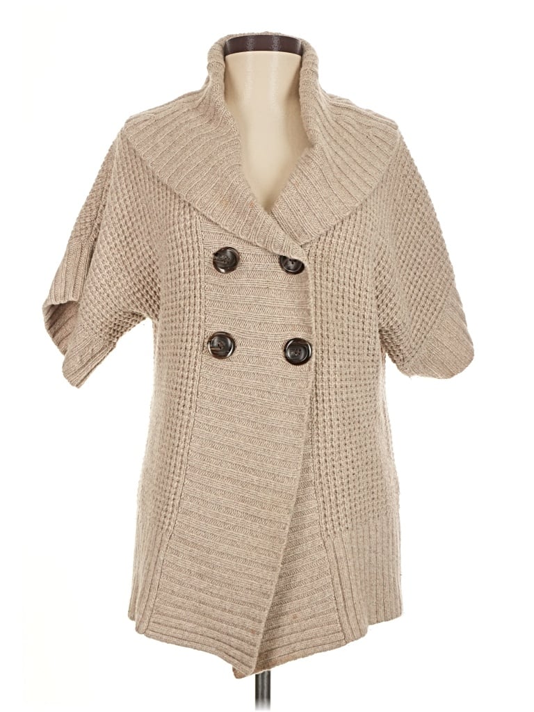 Pre-owned Banana Republic Cardigan Sweater In Tan