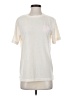 Assorted Brands Color Block Ivory Short Sleeve T-Shirt Size S - photo 1