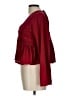 Unbranded 100% Polyester Burgundy Long Sleeve Blouse Size L - photo 5