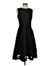 Calvin Klein Solid Black Cocktail Dress Size 4 - photo 1