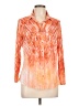 David Cline Orange 3/4 Sleeve Blouse Size L - photo 1
