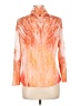 David Cline Orange 3/4 Sleeve Blouse Size L - photo 2