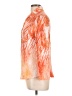 David Cline Orange 3/4 Sleeve Blouse Size L - photo 5