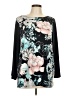 The Limited Floral Black Long Sleeve Blouse Size L - photo 1