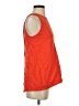 Athleta 100% Nylon Orange Sleeveless Blouse Size S - photo 4