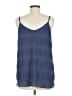 GiGio 100% Polyester Blue Sleeveless Blouse Size M - photo 2