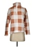 Shein 100% Polyester Checkered-gingham Orange Coat Size 2 - photo 1