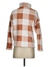 Shein 100% Polyester Checkered-gingham Orange Coat Size 2 - photo 2
