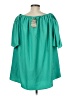 Love J 100% Polyester Green Short Sleeve Blouse Size M - photo 2