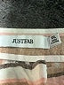 Just Fab Stripes Ivory Linen Pants Size XXL - photo 4