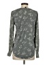 Ann Taylor 100% Polyester Gray Long Sleeve Blouse Size XS - photo 2
