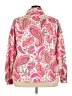 Unbranded 100% Polyester Paisley Pink Long Sleeve Blouse Size 4XL - photo 2