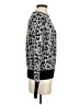Halogen Animal Print Gray Pullover Sweater Size S - photo 4