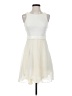 BCBGeneration Solid Ivory Cocktail Dress Size 0 - photo 1