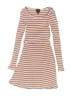 Art Class Stripes Tan Pink Dress Size 6 - 6X - photo 1