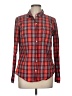 Gap Outlet 100% Cotton Plaid Red Long Sleeve Button-Down Shirt Size M - photo 1