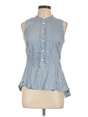 Veronica Beard Sleeveless Button-Down Shirt (view 1)