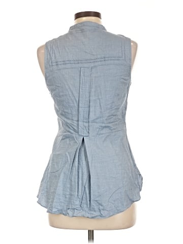 Veronica Beard Sleeveless Button-Down Shirt (view 2)
