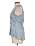Veronica Beard Blue Sleeveless Button-Down Shirt Size 10 - photo 5