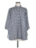 Rebecca Minkoff 100% Polyester Polka Dots Blue 3/4 Sleeve Blouse Size M - photo 1
