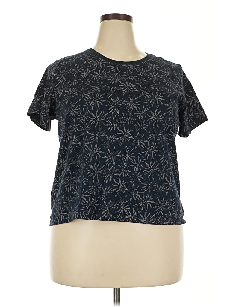 Pre-owned Eddie Bauer Short Sleeve T-shirt In Black