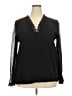 Unbranded Black Long Sleeve Blouse Size XXL - photo 1