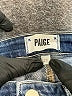 Paige Chevron-herringbone Blue Jeans Size 28 waist - photo 7