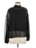 Sanctuary 100% Polyester Polka Dots Black Long Sleeve Blouse Size M - photo 1