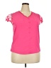 Unbranded Pink Short Sleeve Top Size 2X - photo 1