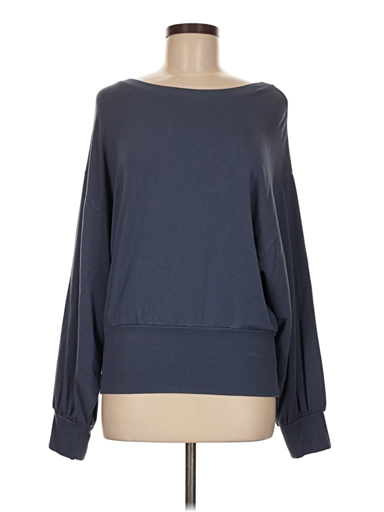 Pre-owned Express Pullover Sweater In Blue