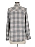 Aeropostale Checkered-gingham Gray Long Sleeve Button-Down Shirt Size M - photo 2
