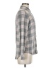 Aeropostale Checkered-gingham Gray Long Sleeve Button-Down Shirt Size M - photo 4