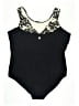 Juno Active 100% Polyamide Hearts Black One Piece Swimsuit Size 4X - photo 2