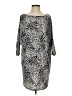 Fashion Bug Animal Print Blue Cocktail Dress Size S - photo 1