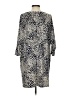 Fashion Bug Animal Print Blue Cocktail Dress Size S - photo 2