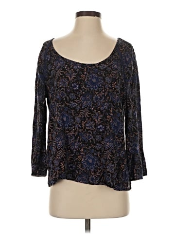 Buttons 3/4 Sleeve Blouse (view 1)