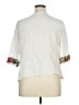 Durga-Kali 100% Rayon White Short Sleeve Blouse Size XL - photo 2