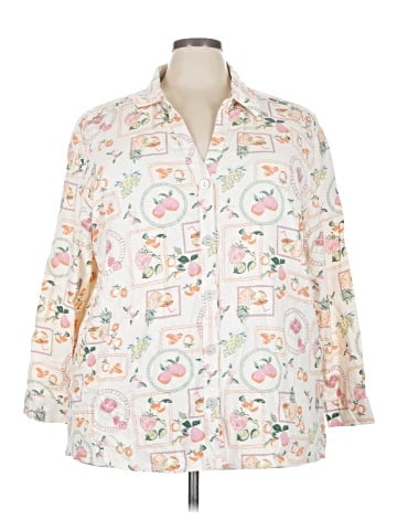 Cynthia Rowley 3/4 Sleeve Button-Down Shirt (view 1)