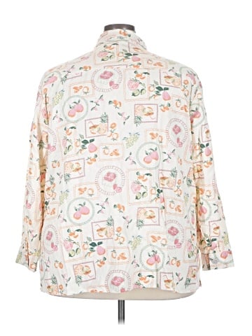 Cynthia Rowley 3/4 Sleeve Button-Down Shirt (view 2)