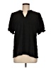 Blooming Jelly Black Short Sleeve Blouse Size M - photo 1