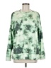 Ideology Tie-dye Green Pullover Sweater Size M - photo 1