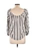 Billabong 100% Rayon Ivory Black 3/4 Sleeve Blouse Size M - photo 2