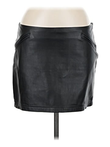 David Lerner Faux Leather Skirt (view 1)