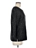 J.Crew Metallic Black 3/4 Sleeve Top Size M - photo 4
