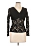 Unbranded 100% Polyester Black Long Sleeve Top Size L - photo 1