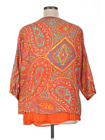 Lauren Jeans Co. 3/4 Sleeve Blouse (view 2)
